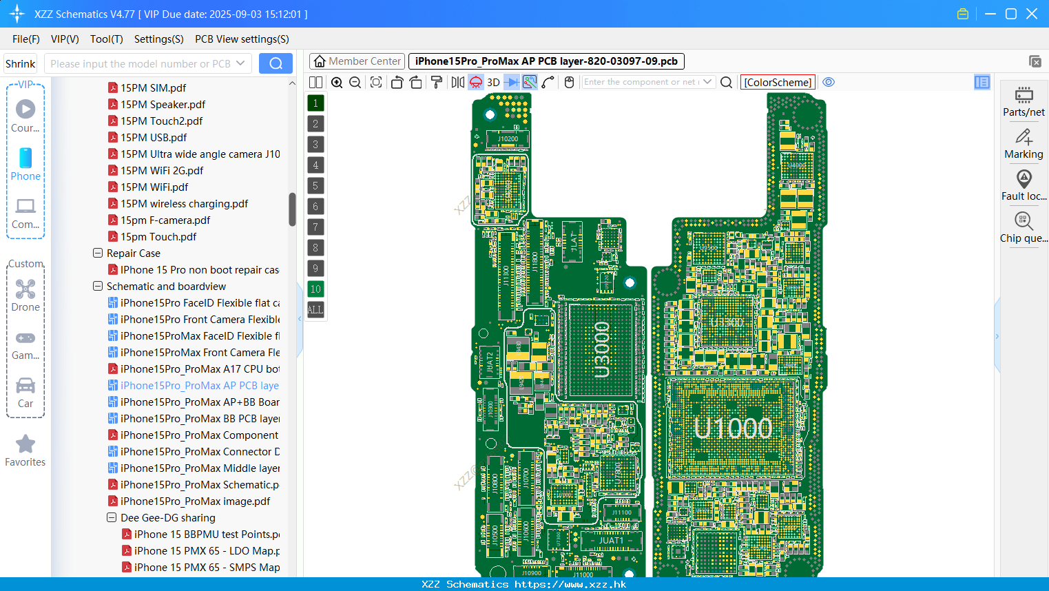 IPhone15Pro_ProMax AP PCB Layer-820-03097-09